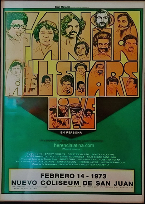 Fania All Stars Live (En Persona) Febrero 14, 1973, Nuevo Coliseum de San Juan