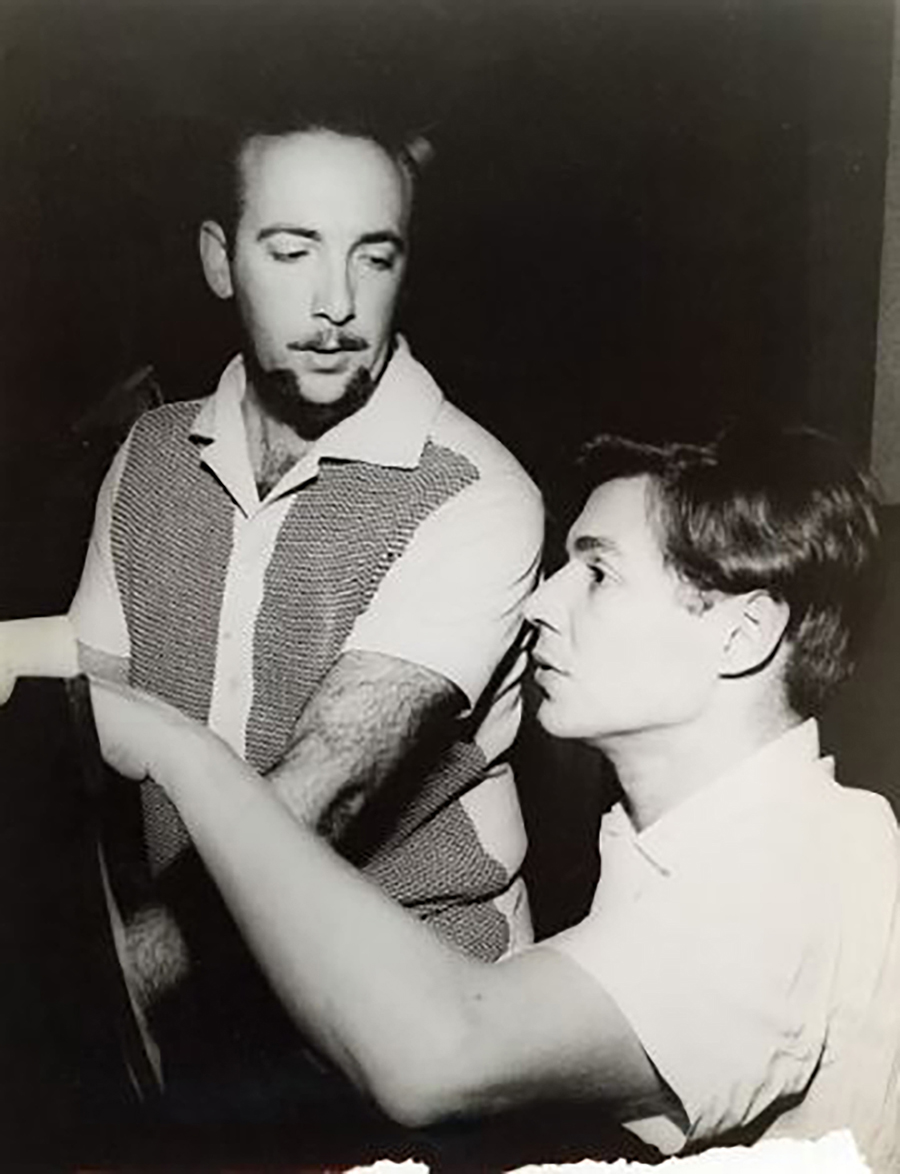 Herbie Mann con Antonio Carlos Jobim en Río, 1962. Cortesía de Janeal Arison