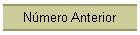N�mero Anterior